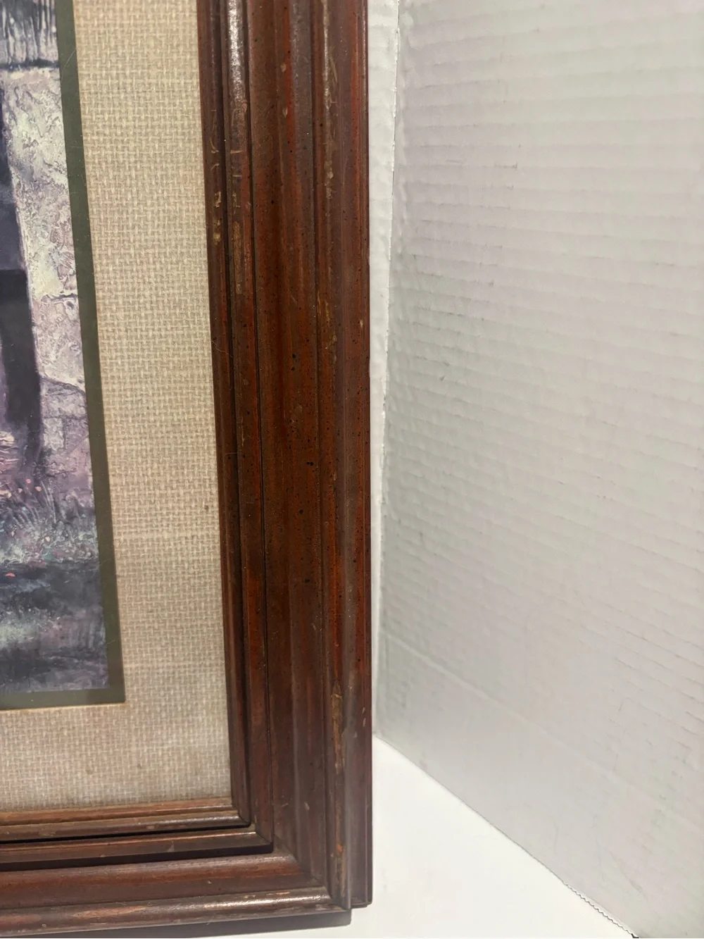 Home Interiors Brown Framed Horse Family Artwork (1980s)